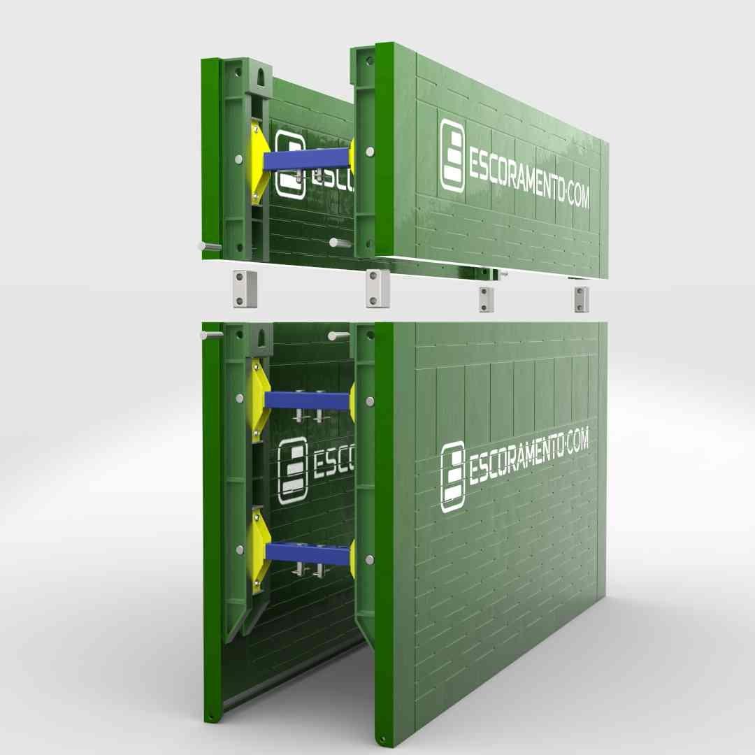 Blindagem EuroBox Light 0,7 a 0,9m Largura + 1 Extensor, ex works Itajaí/SC